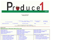 Desktop Screenshot of produceone.com